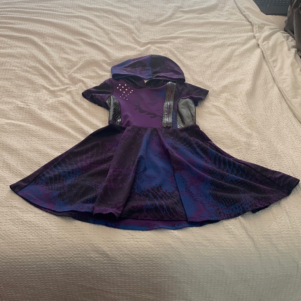 Disney Descendants 3 Mal Dress 6-6X